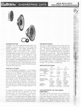 Electro-Voice MC8, MC12 & MT12 User manual