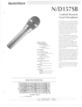 Electro-Voice N/D157B User manual