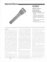 Electro-Voice N/D957 User manual