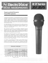 Electro-Voice N/D 357 & N/D 357S User manual