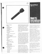 Electro-Voice PL5 User manual