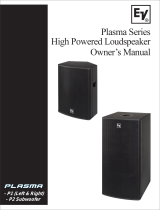 Electro-Voice Plasma Series User manual