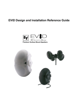 Electro-Voice EVID Design & User manual