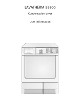 AEG LAVATHERM 55800 User manual