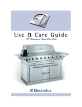 Electrolux 57" Stainless Steel Gas Grill User manual