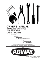 Agway AG15538A User manual