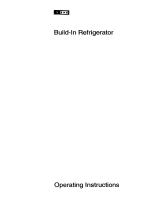 Electrolux Build-In Refrigerator User manual