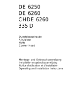 Electrolux DE 6260 User manual