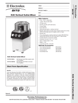 Electrolux K25XU User manual