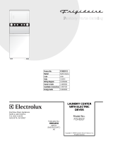 Electrolux Washer/Dryer FEX831F User manual