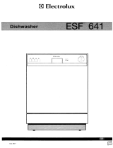 Electrolux ESF 641 User manual