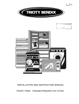 Tricity Bendix FD106W User manual