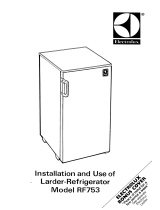 Electrolux RF753 User manual