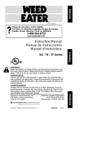 Weed Eater TE Series User manual