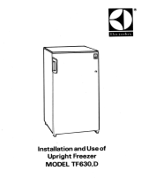 Electrolux TF630D User manual