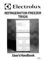 Electrolux TR926 User manual
