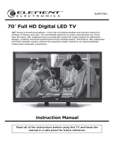 Element RBELEFC701J User manual