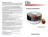 Elite Products Elite Gourmet EFD-1010 User manual