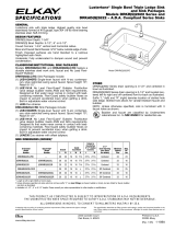 Elkay DRKR2822L User manual