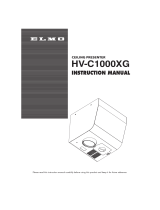 Elmo HV-C1000XG User manual
