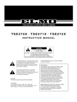 Elmo TSE271X User manual