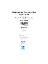 Elo TouchSystems Entuitive 1725L Series User manual