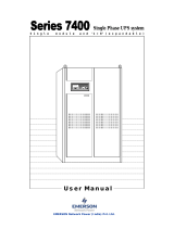 Emerson 7400 User manual