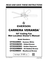 Emerson CF552GBZ00 User manual