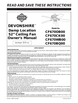 Emerson CF670CK00 User manual