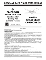 Emerson CF690CK00 User manual