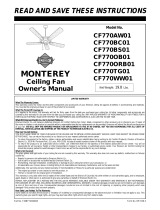 Emerson CF770AW01 User manual