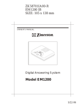 Emerson TAD1212 User manual