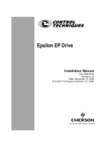 Emerson Control Techniques Epsilon EP202 User manual