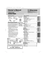 Sylvania EWD7004 User manual