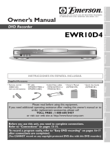 Emerson EWR10D4 User manual
