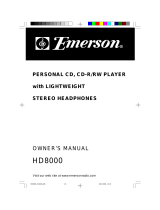 Emerson HD8000 User manual