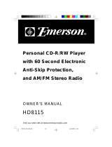 Emerson HD8115 User manual