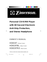 Emerson HD8197 User manual