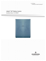 Emerson Liebert NX Battery System User manual