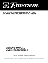 Emerson MW8992SB-RD User manual
