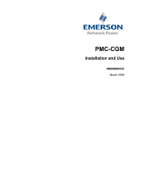 Emerson PMC-CGM User manual