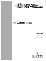 Emerson SM-EZMotion Module User manual