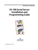Emerson SS-100 User manual