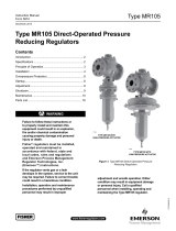 Emerson MR105 User manual