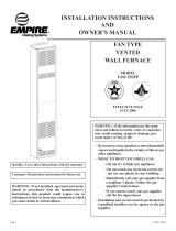 Empire Heating Systems FAW-55SPP User manual