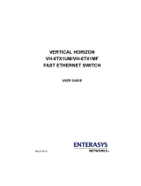 Enterasys Networks VH-8TX1UM User manual