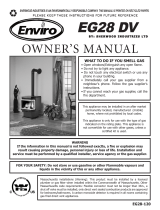 Enviro EG28 DV NG Owner's manual