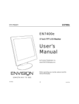 Envision EN7400e User manual