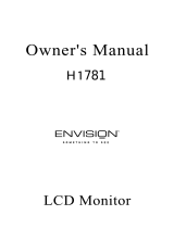 Envision Envision H1781 User manual