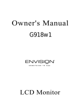Envision G918w1 User manual